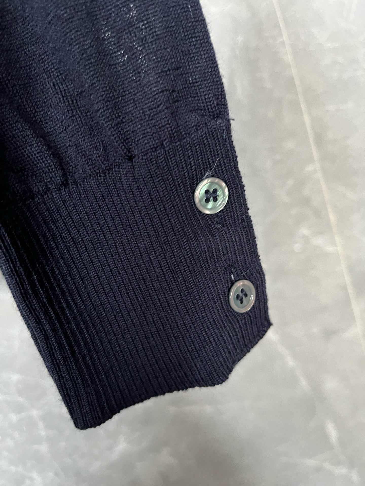 Thom Browne 톰브라운 더블 슬리브 스트라이프 메리노 울 라운드넥 니트 12