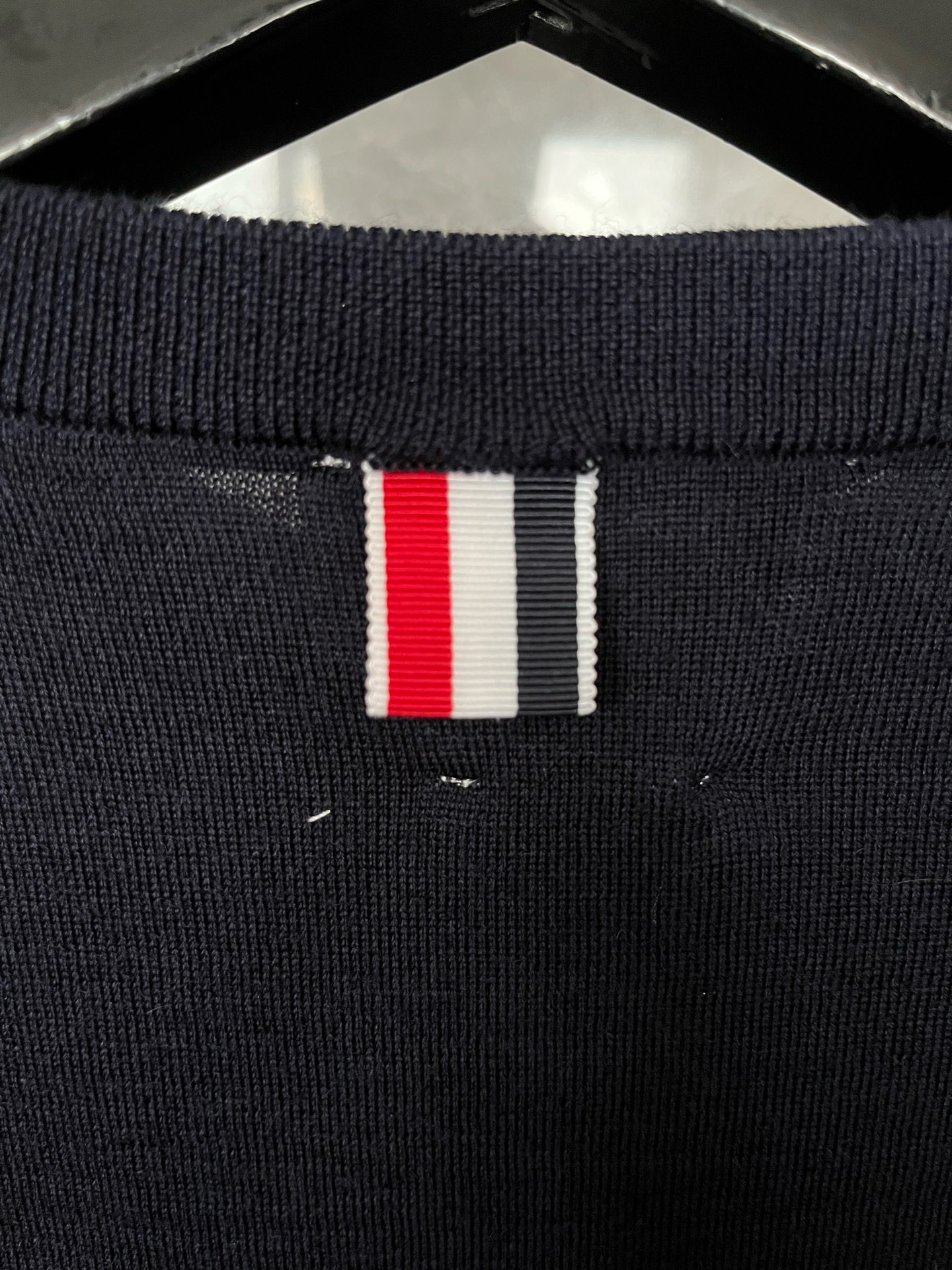 Thom Browne 톰브라운 더블 슬리브 스트라이프 메리노 울 라운드넥 니트 15