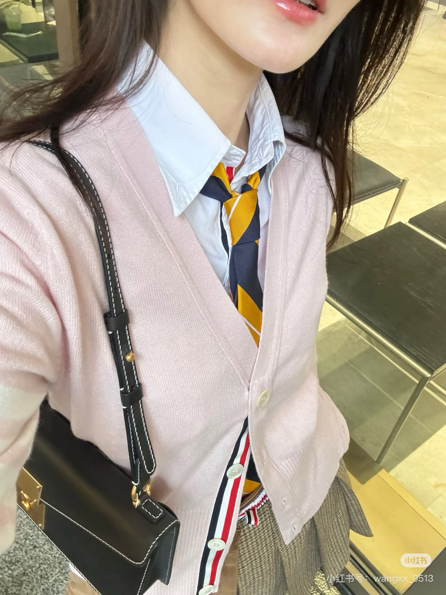 Thom Browne 톰브라운 클래식 체크 플리츠 랩 스커트 22