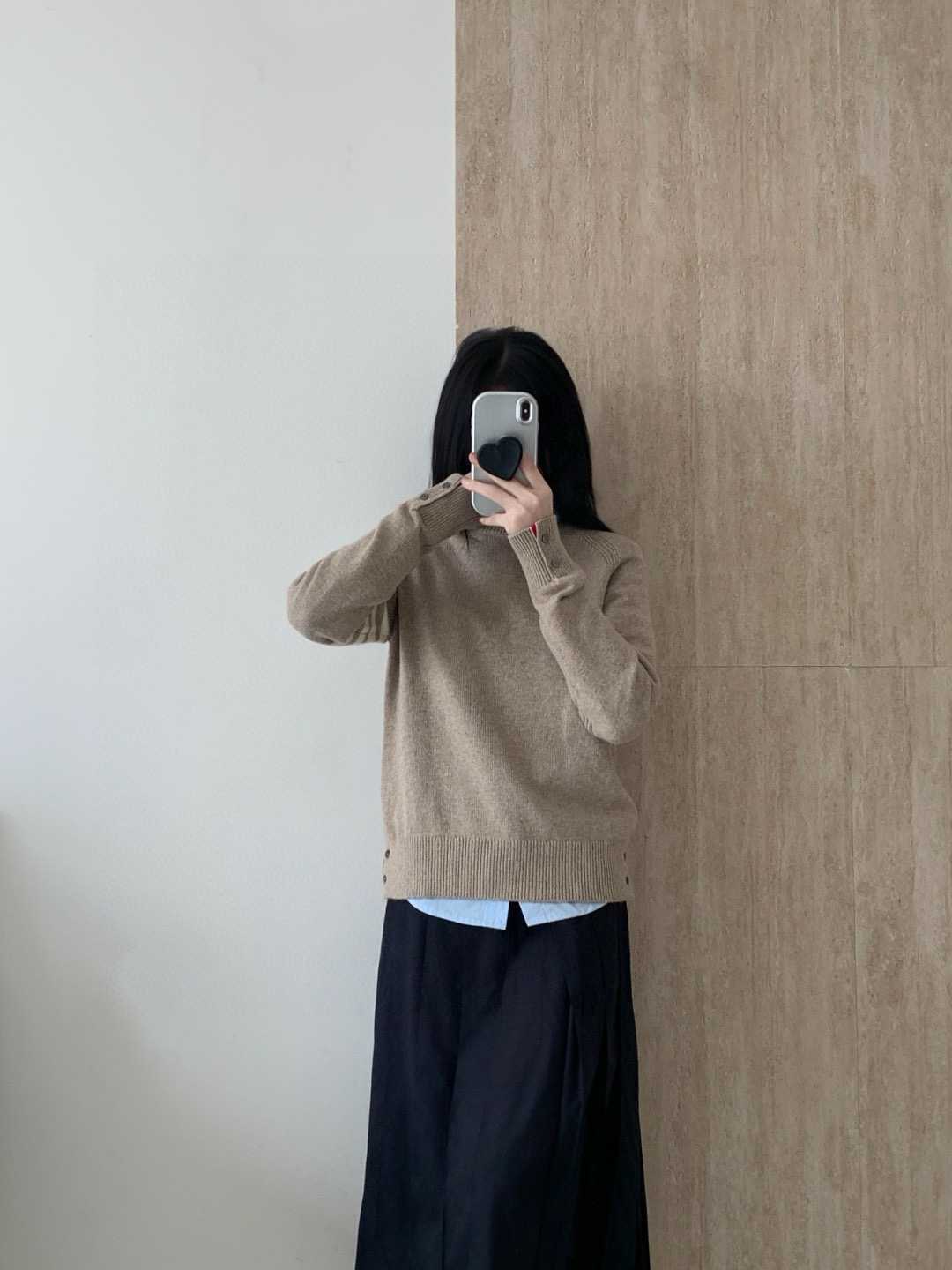 Thom Browne 톰브라운 사선 완장 라운드넥 울 니트 스웨터 4