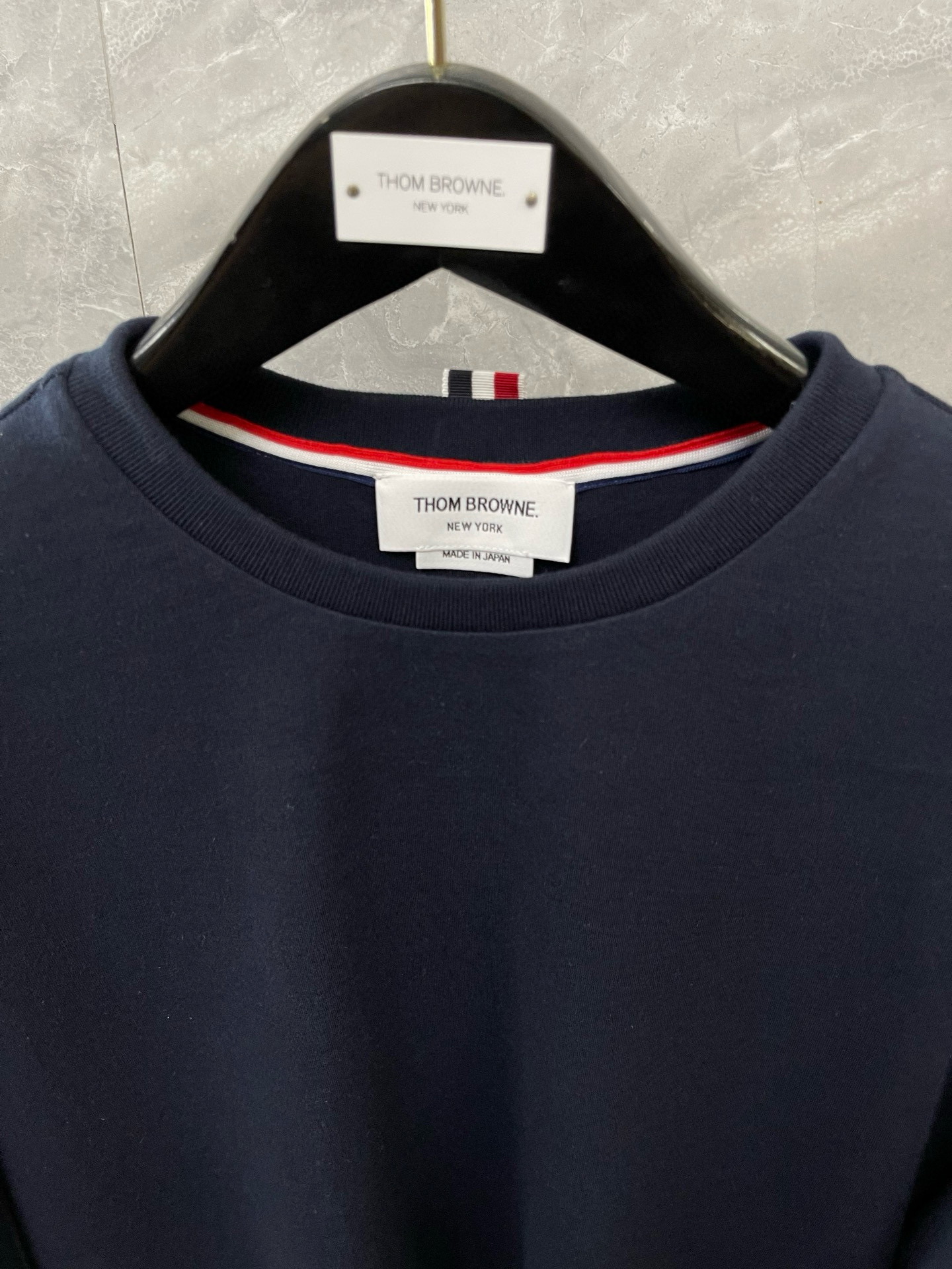 Thom Browne 톰브라운 삼선 디테일 라운드넥 긴팔 티셔츠 4