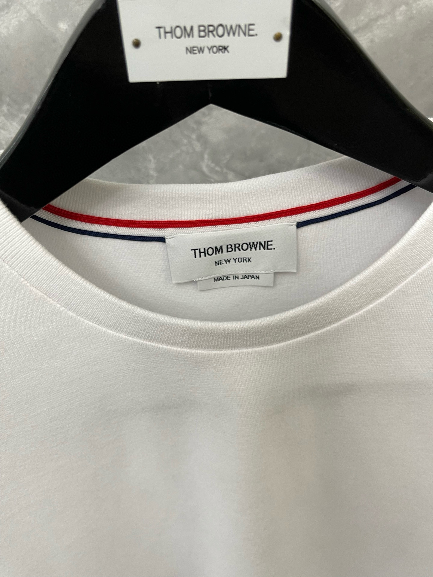 Thom Browne 톰브라운 삼선 디테일 라운드넥 긴팔 티셔츠 4