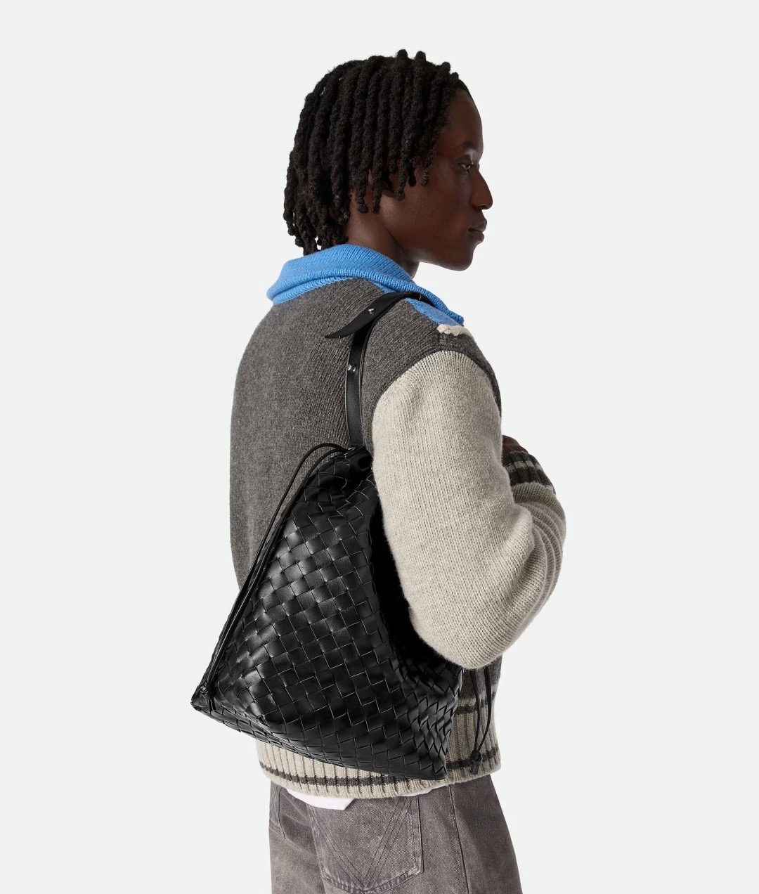 BOTTEGA VENETA 보테가베네타 비블리오테카 인트레치아토 버킷백 2