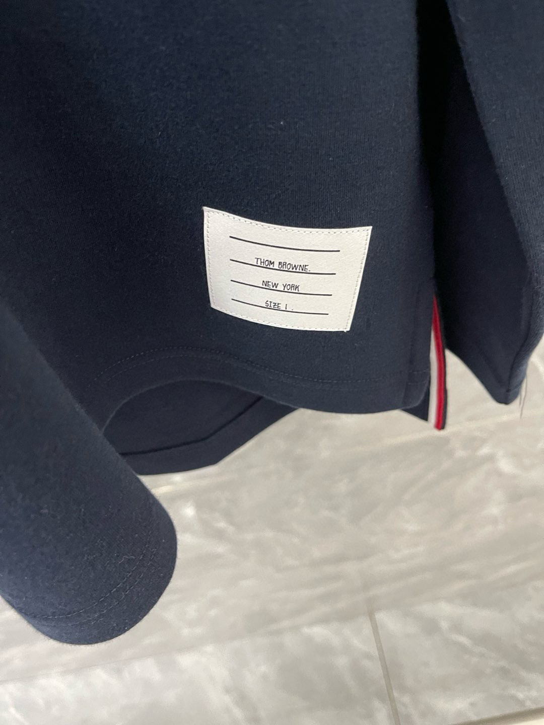 Thom Browne 톰브라운 사선 완장 클래식 라운드넥 니트 스웨터 6