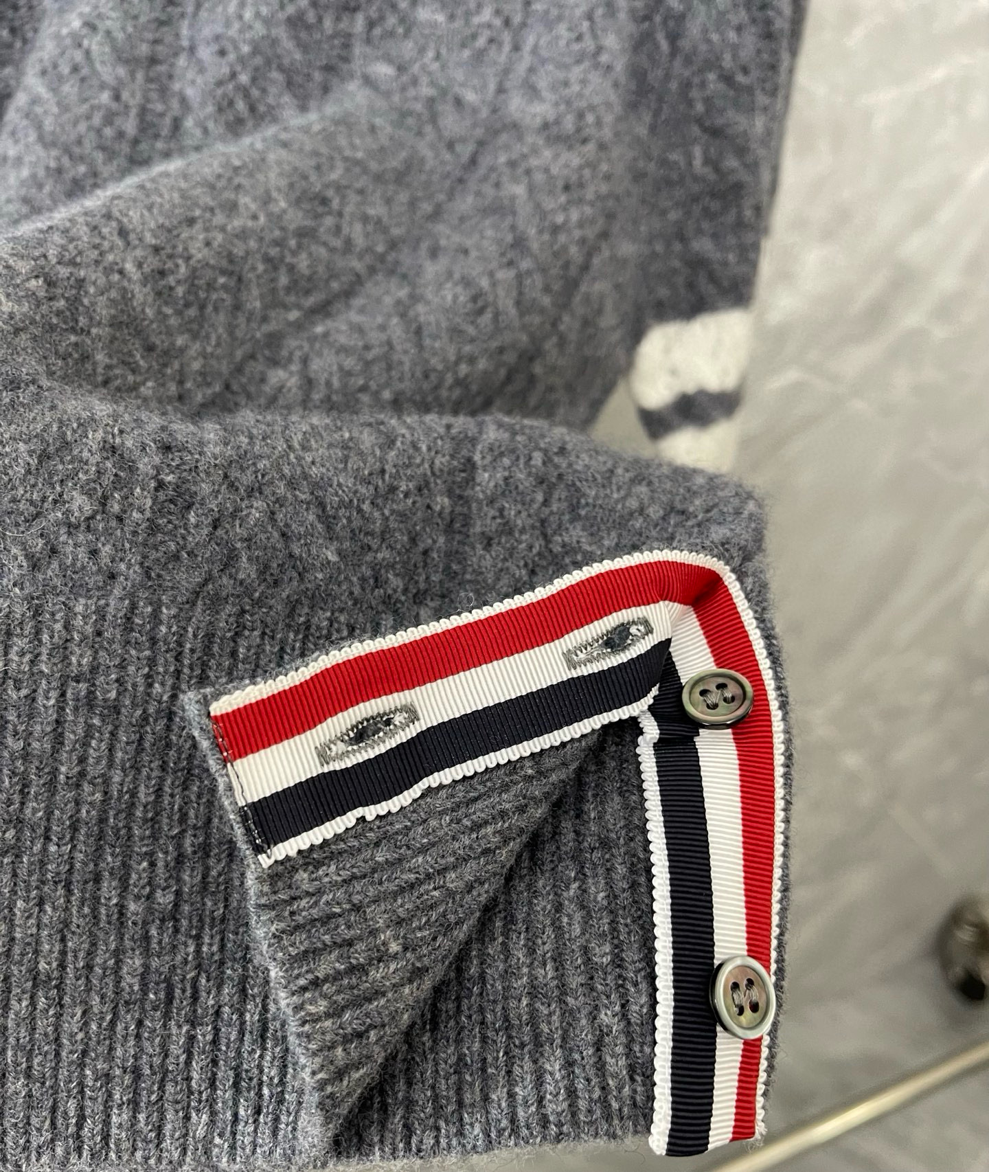 Thom Browne 톰브라운 케이블 니트 라운드넥 스웨터 7