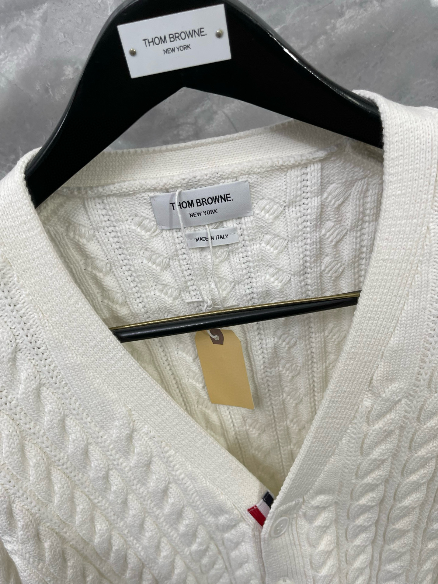 Thom Browne 톰브라운 아카데미 케이블 니트 가디건 2