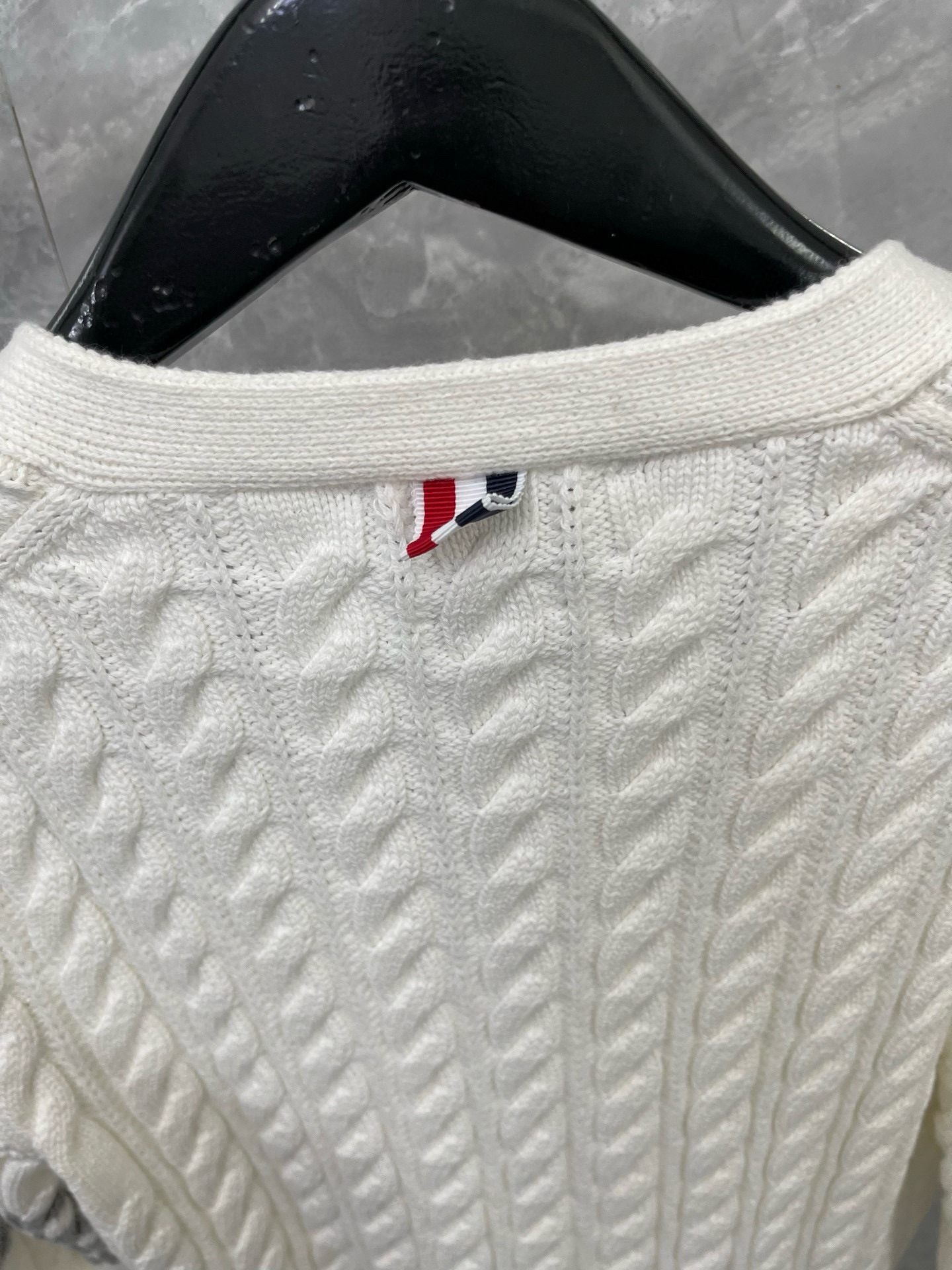 Thom Browne 톰브라운 아카데미 케이블 니트 가디건 7