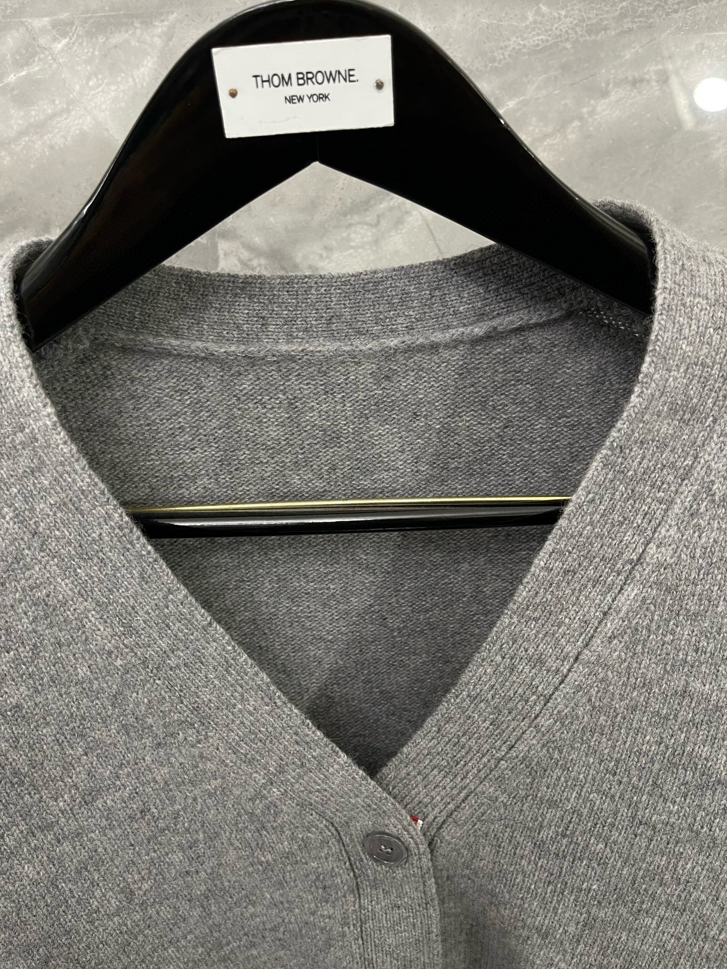 Thom Browne 톰브라운 거위 자수 스트라이프 울 가디건 8