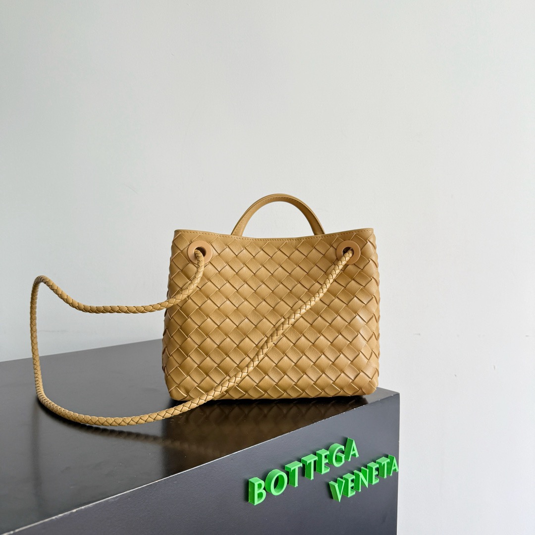 BOTTEGA VENETA 보테가베네타 Andiamo 안디아모 인트레치아토 토트백 반전琥珀棕 3