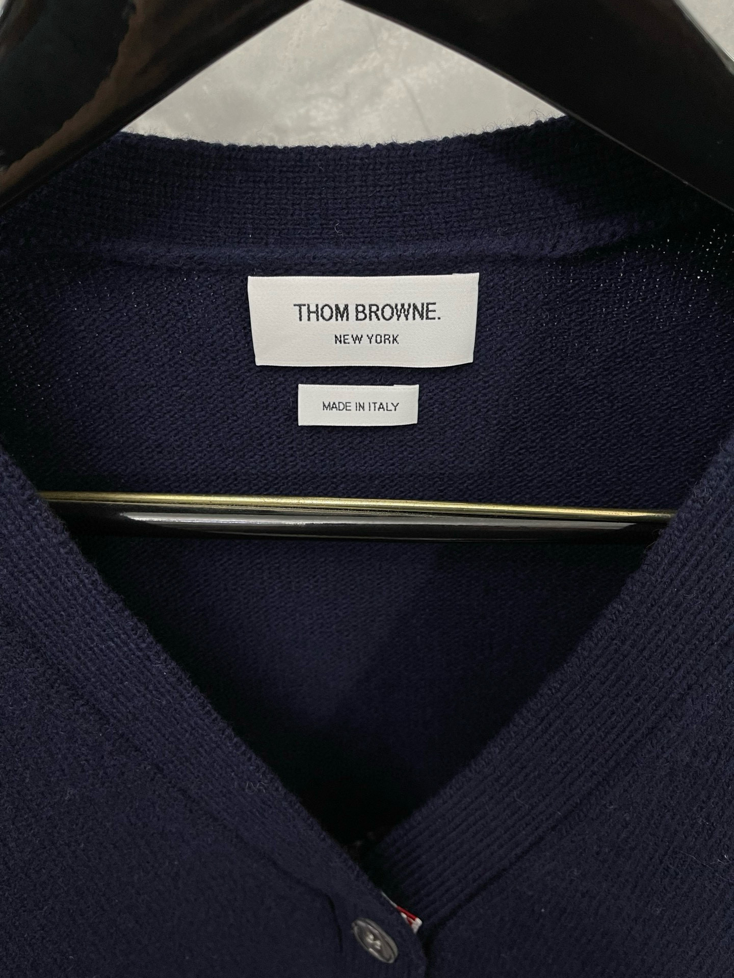 Thom Browne 톰브라운 거위 자수 스트라이프 울 가디건 2