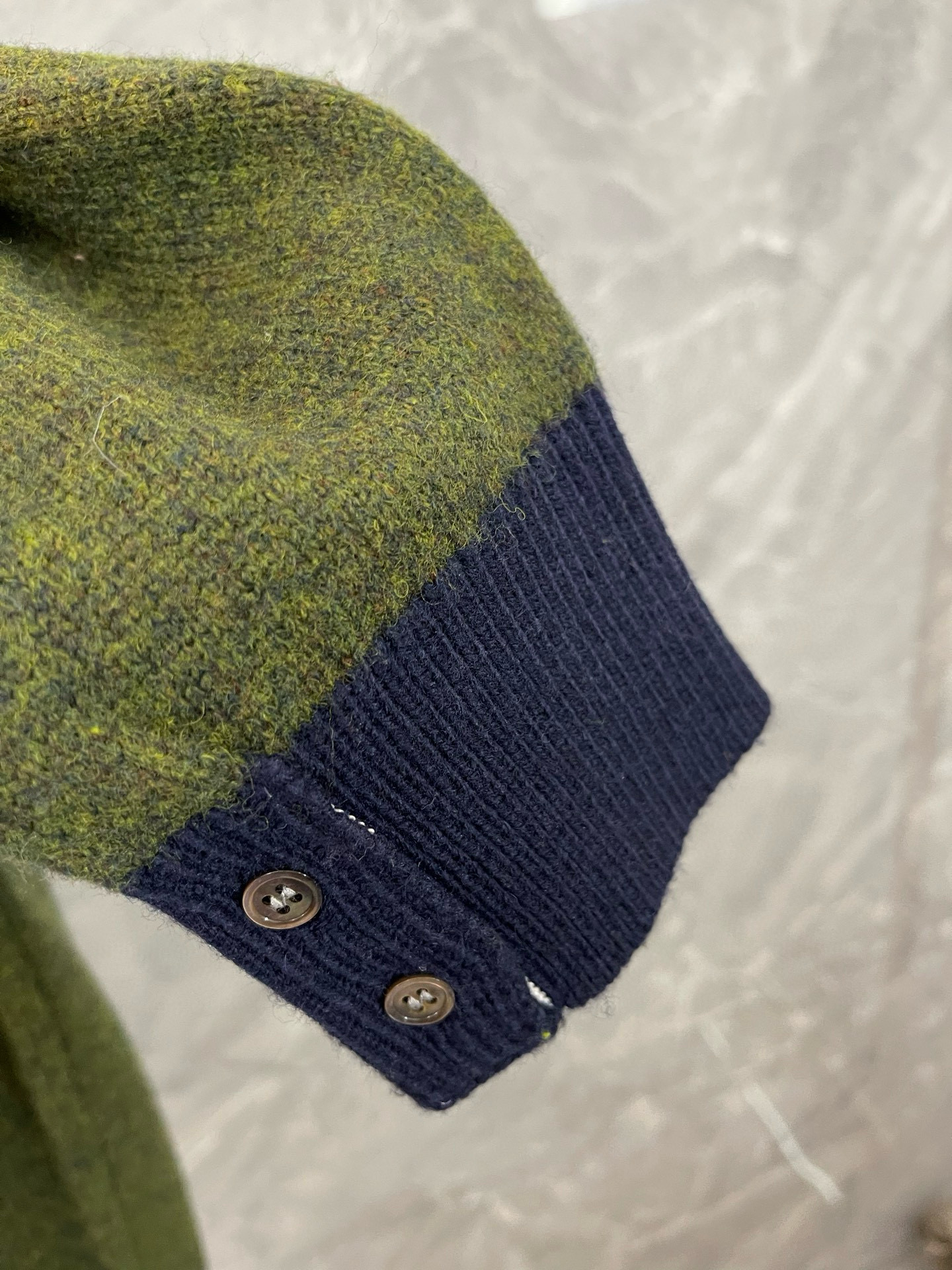 Thom Browne 톰브라운 사선 완장 스트라이프 울 니트 스웨터 8