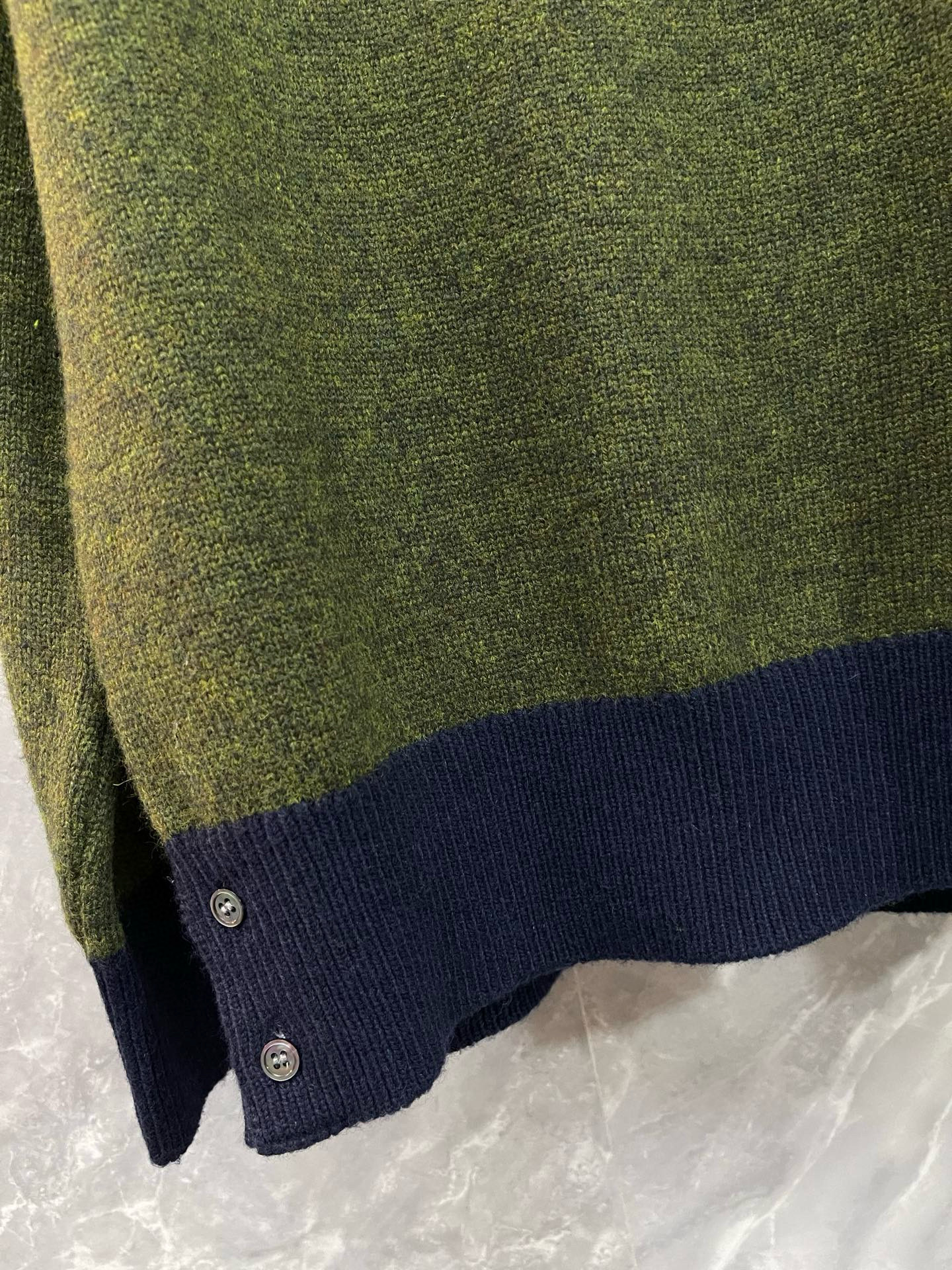 Thom Browne 톰브라운 사선 완장 스트라이프 울 니트 스웨터 9