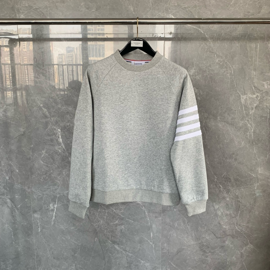 Thom Browne 톰브라운 사선 완장 로고 기모 맨투맨 스웨트셔츠 12