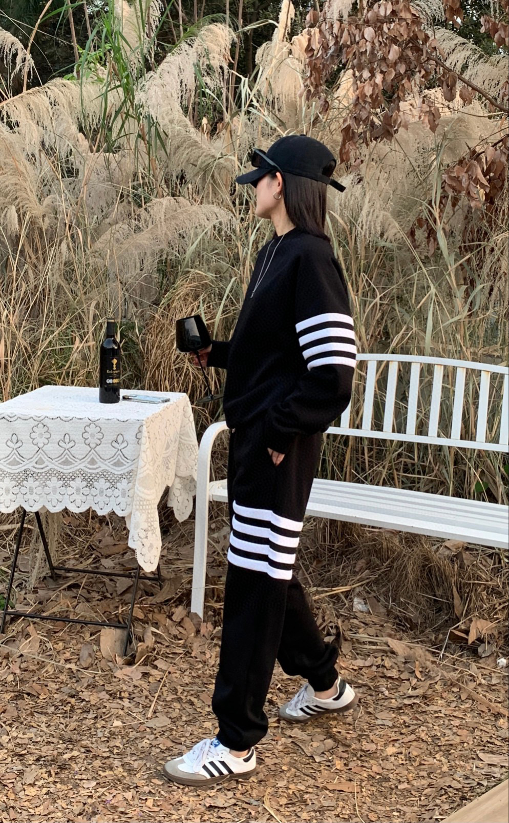 Thom Browne 톰브라운 사선 완장 로고 기모 맨투맨 스웨트셔츠 4