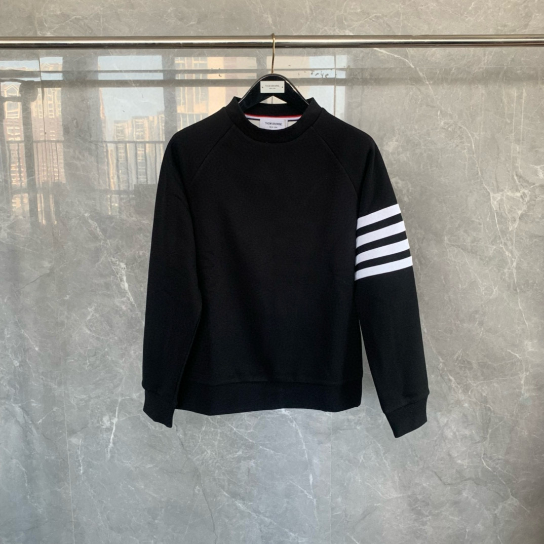 Thom Browne 톰브라운 사선 완장 로고 기모 맨투맨 스웨트셔츠 11