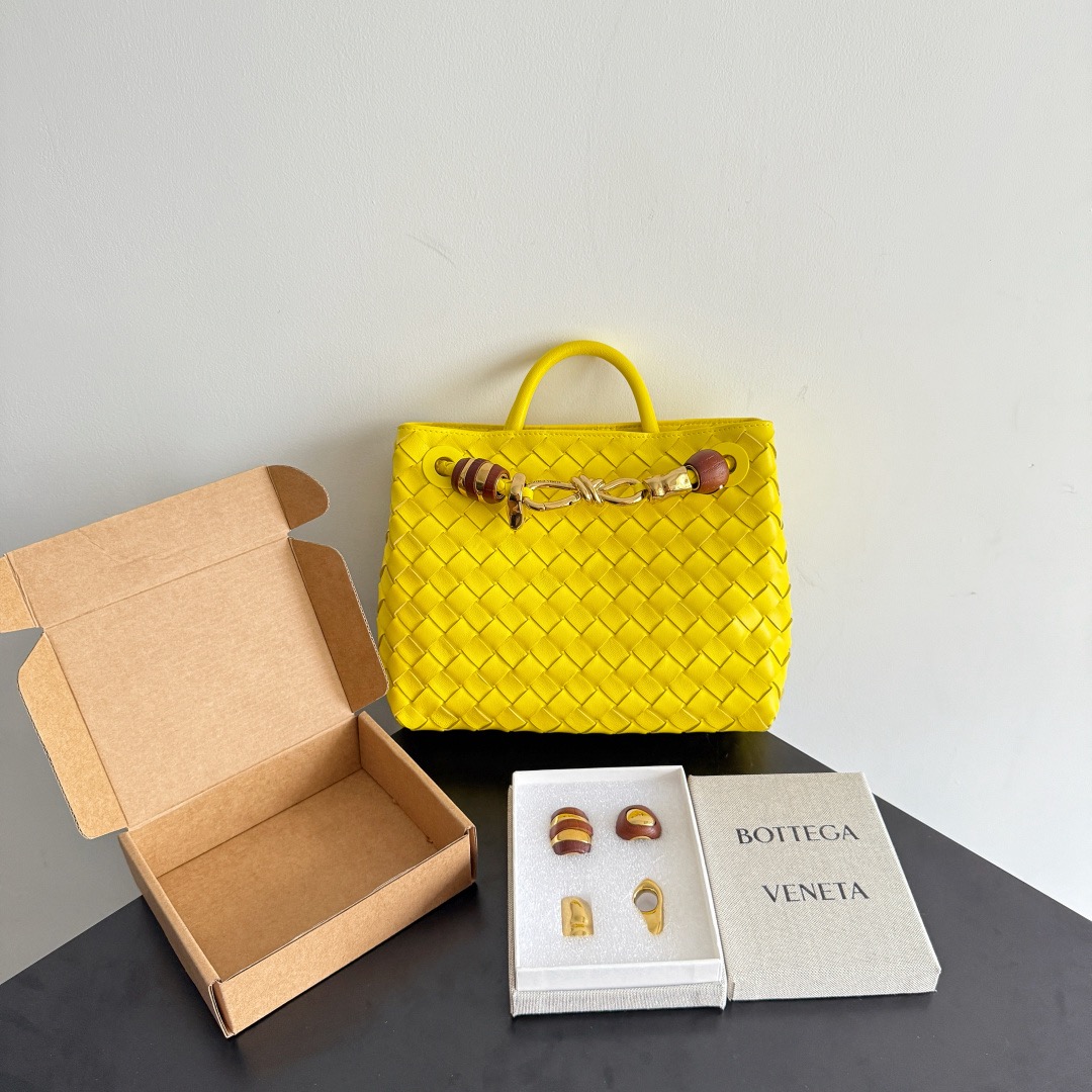 Bottega Veneta 보테가베네타 Andiamo 인트레치아토 미니 토트 크로스백 1