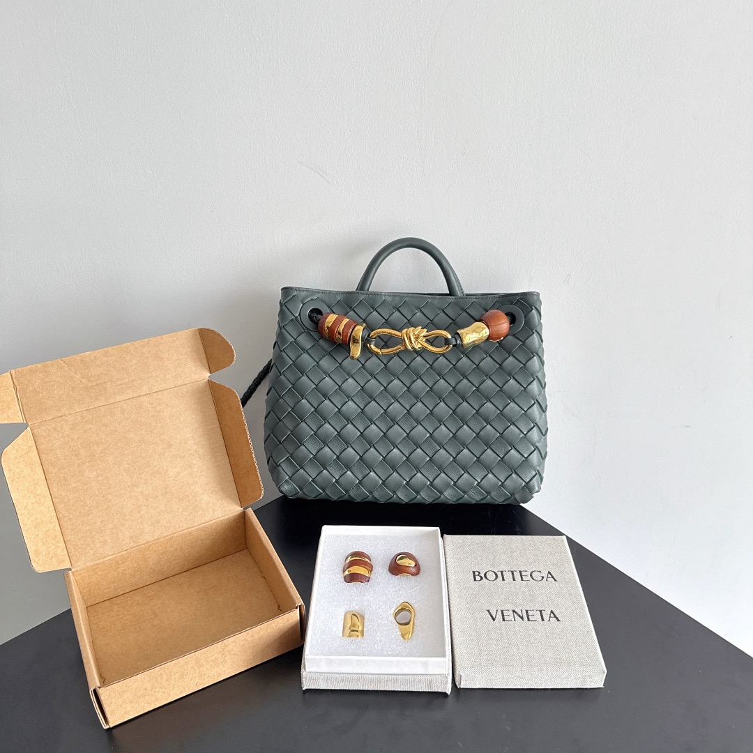 BOTTEGA VENETA 보테가베네타 Andiamo 인트레치아토 토트 크로스백 1