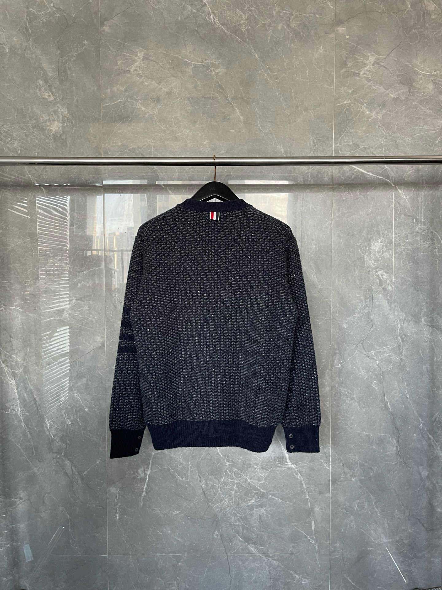 Thom Browne 톰브라운 러프 니트 피쉬스케일 패턴 가디건 14