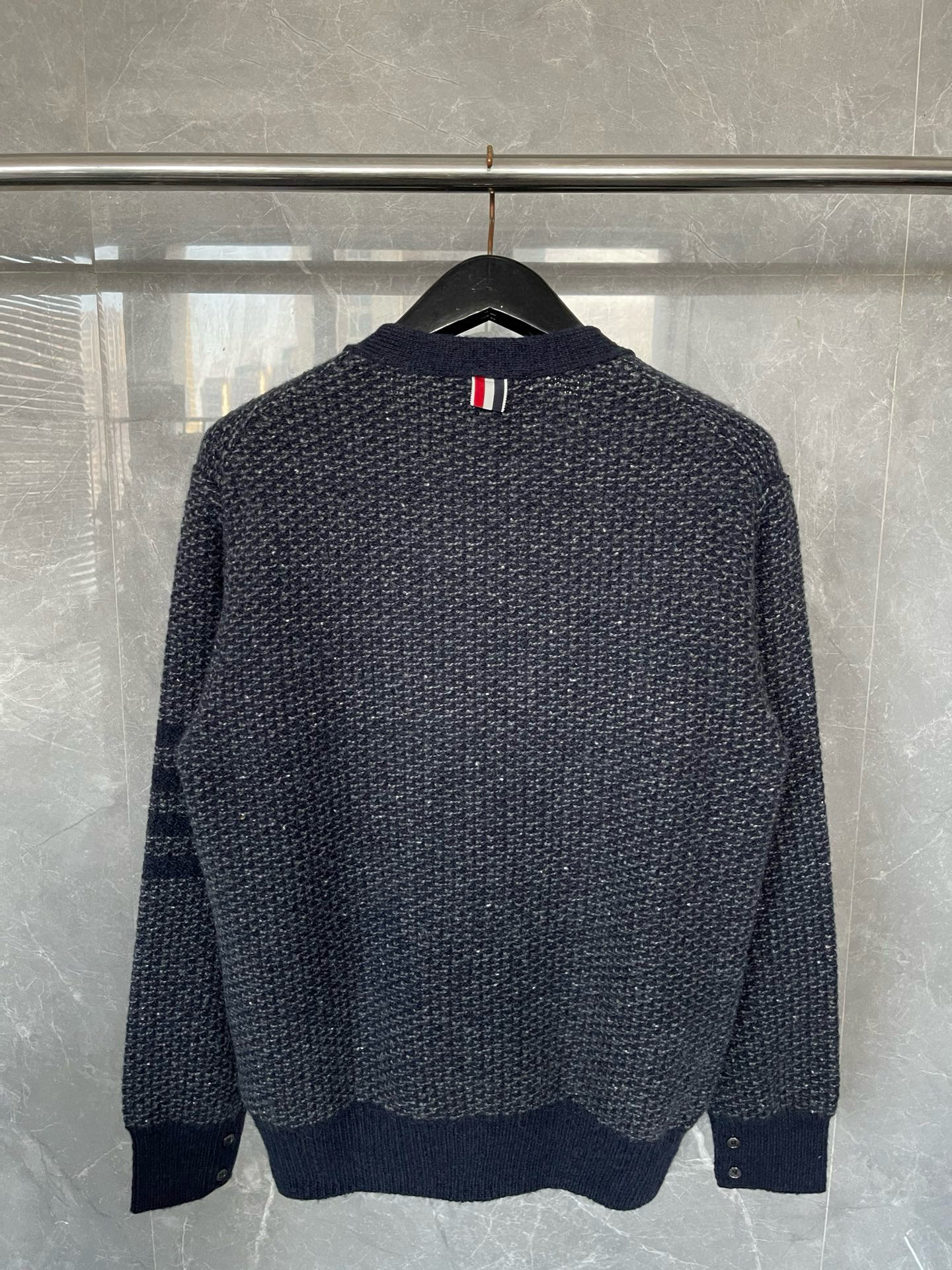 Thom Browne 톰브라운 러프 니트 피쉬스케일 패턴 가디건 15