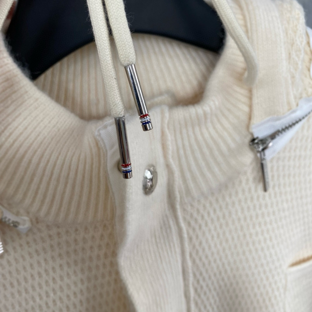 Thom Browne 톰브라운 스트라이프 니트 후드 집업 재킷 11