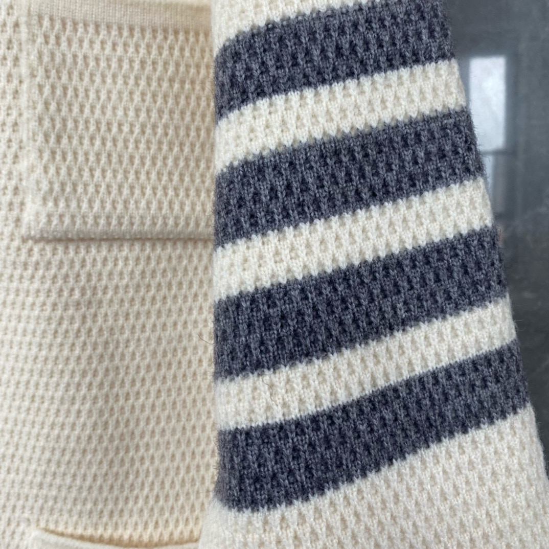 Thom Browne 톰브라운 스트라이프 니트 후드 집업 재킷 13