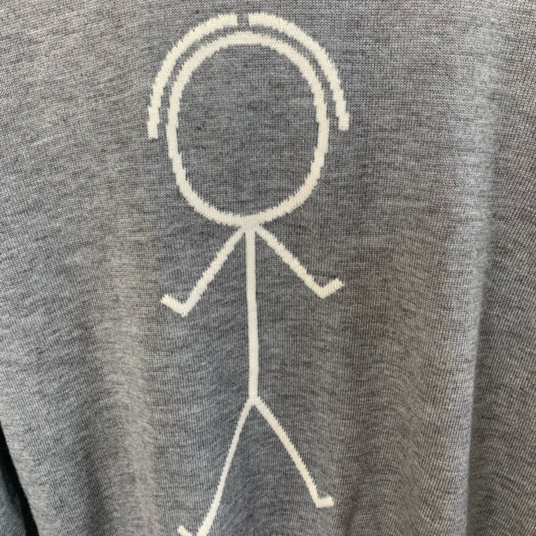 Thom Browne 톰브라운 스틱맨 라운드넥 울 니트 스웨터 10