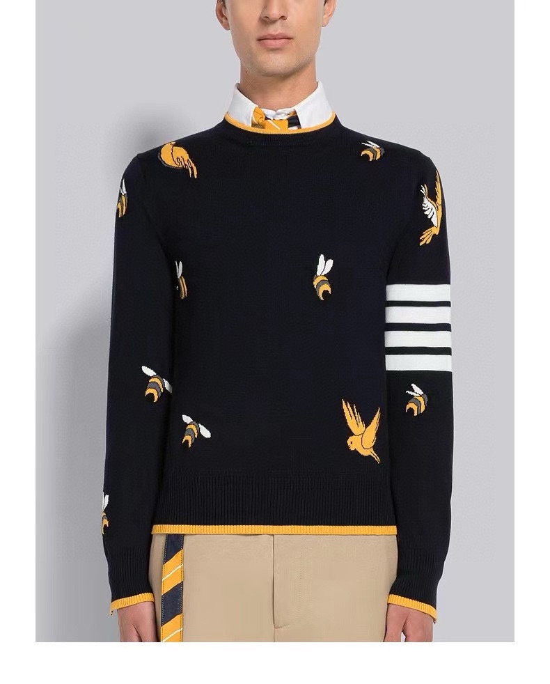 Thom Browne 톰브라운 TB23 FW 비즈 앤 버드 크루넥 니트 스웨터 2