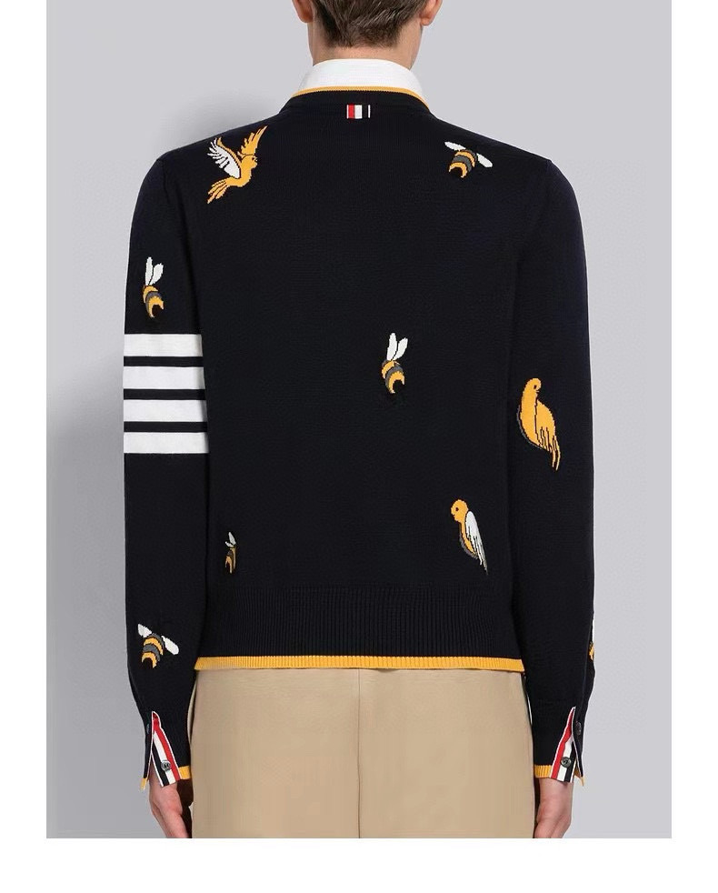 Thom Browne 톰브라운 TB23 FW 비즈 앤 버드 크루넥 니트 스웨터 4