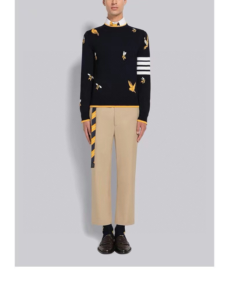 Thom Browne 톰브라운 TB23 FW 비즈 앤 버드 크루넥 니트 스웨터 5