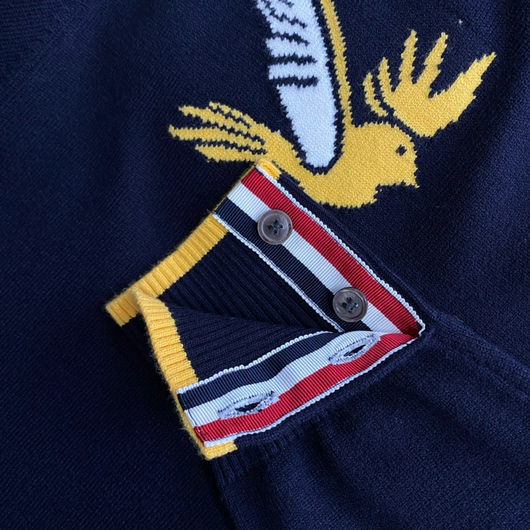 Thom Browne 톰브라운 TB23 FW 비즈 앤 버드 크루넥 니트 스웨터 23