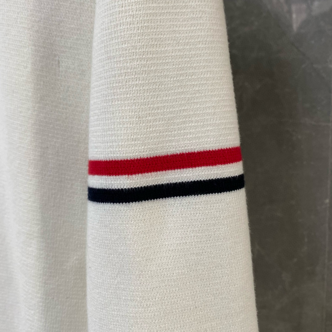 Thom Browne 톰브라운 TB23/FW 삼색 배색 라운드넥 니트 스웨터 14