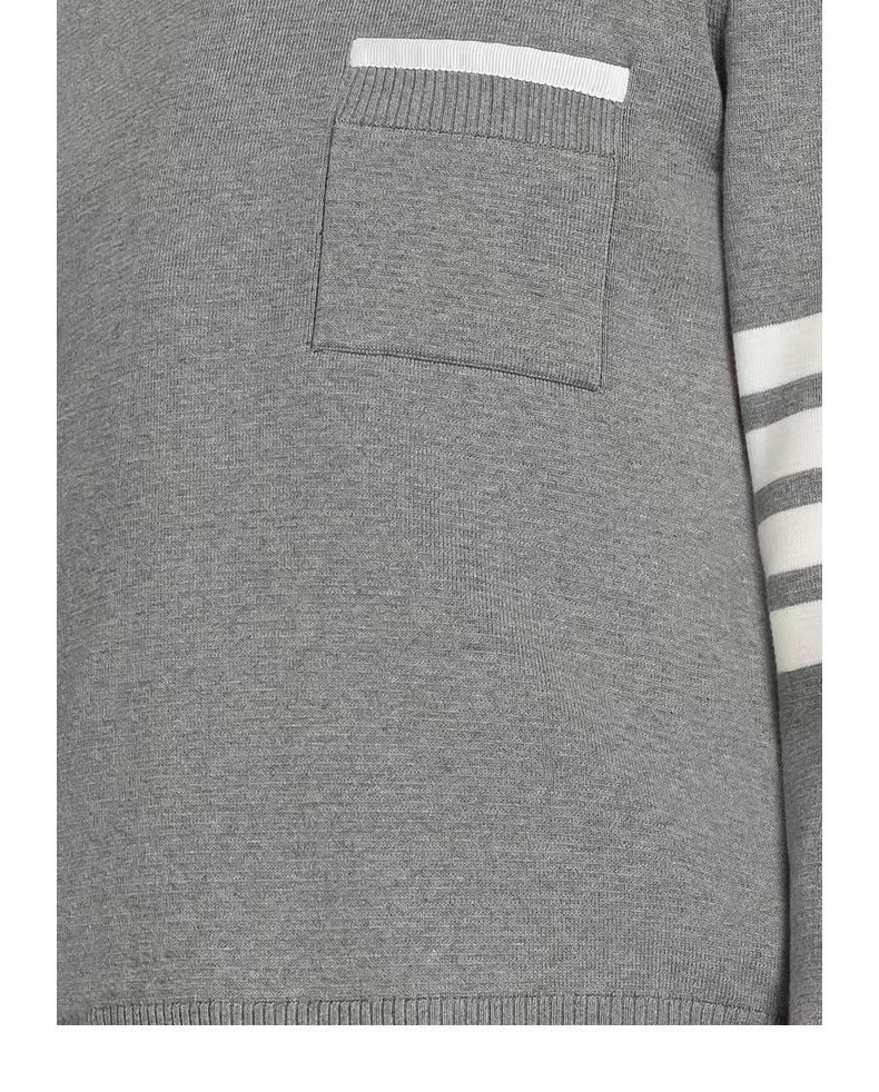 Thom Browne 톰브라운 TB23/FW 가슴 포켓 라운드넥 니트 스웨터 5