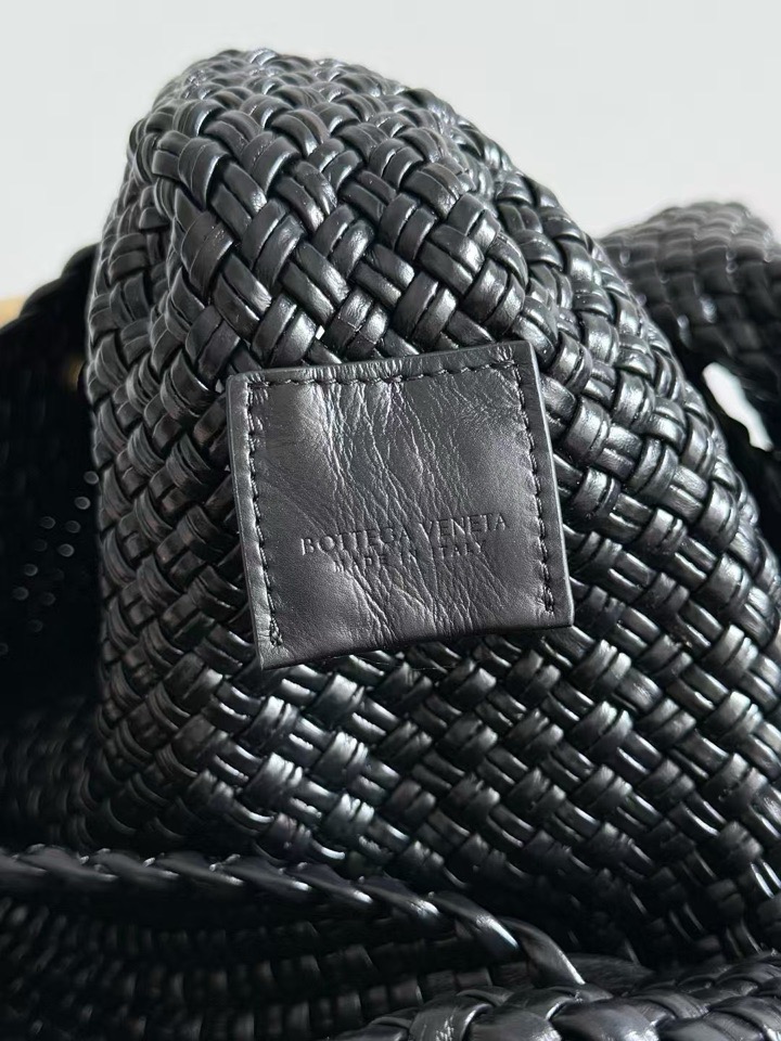  Bottega Veneta Tosca Hop Intrecciato 보테가 베네타 토스카 홉 인트레치아토 바치 위빙 호보백 블랙 54cm 7