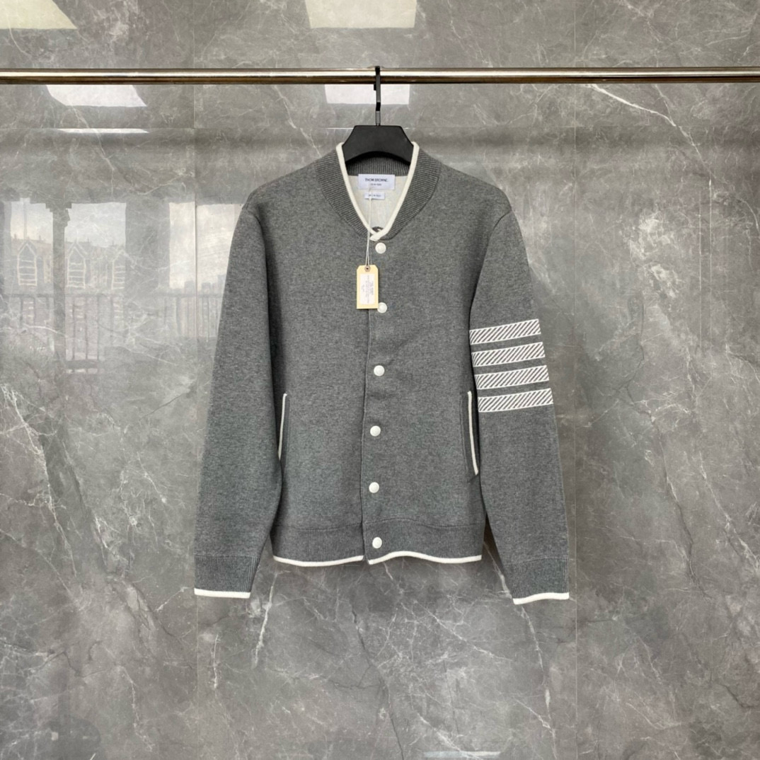 Thom Browne 톰브라운 TB23 FW 앵커 자수 니트 가디건 9