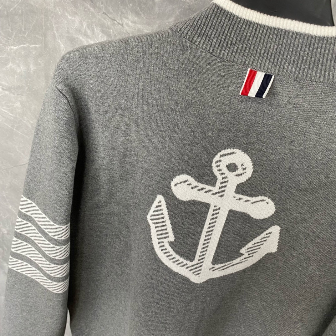 Thom Browne 톰브라운 TB23 FW 앵커 자수 니트 가디건 16