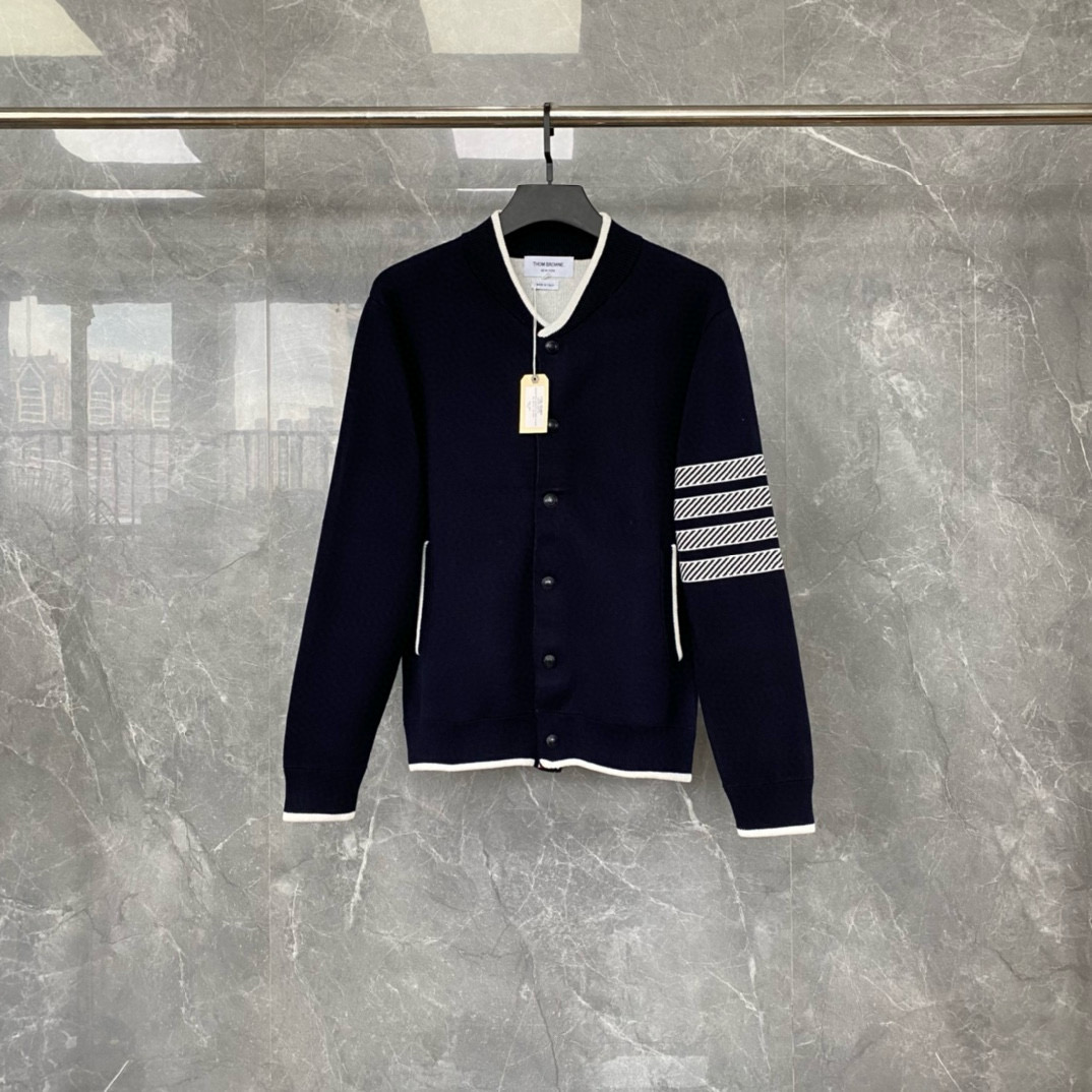 Thom Browne 톰브라운 TB23 FW 앵커 자수 니트 가디건 1