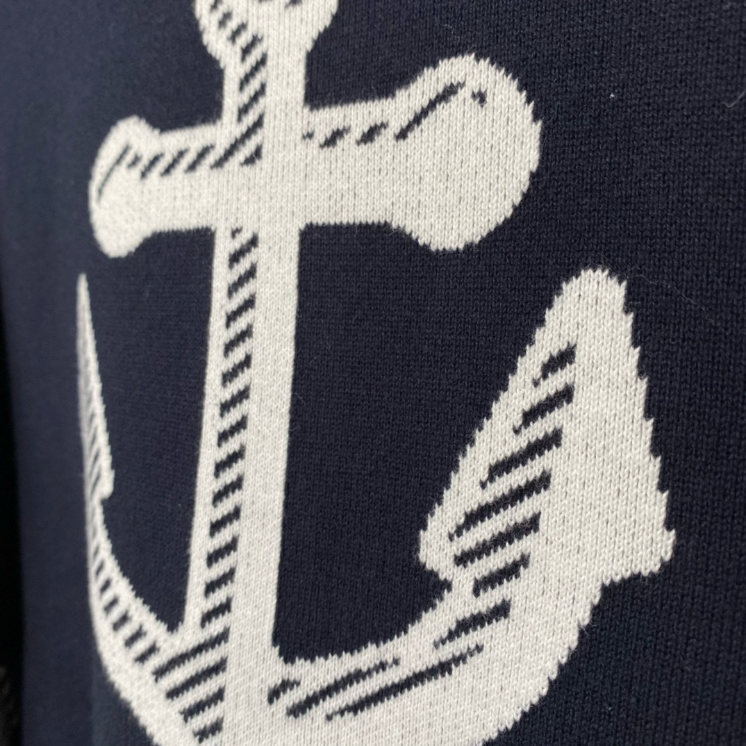 Thom Browne 톰브라운 TB23 FW 앵커 자수 니트 가디건 9