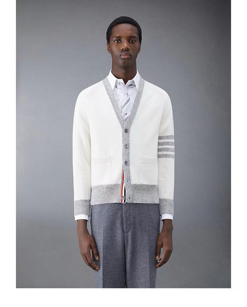 Thom Browne 톰브라운 컬러블록 울 가디건 2