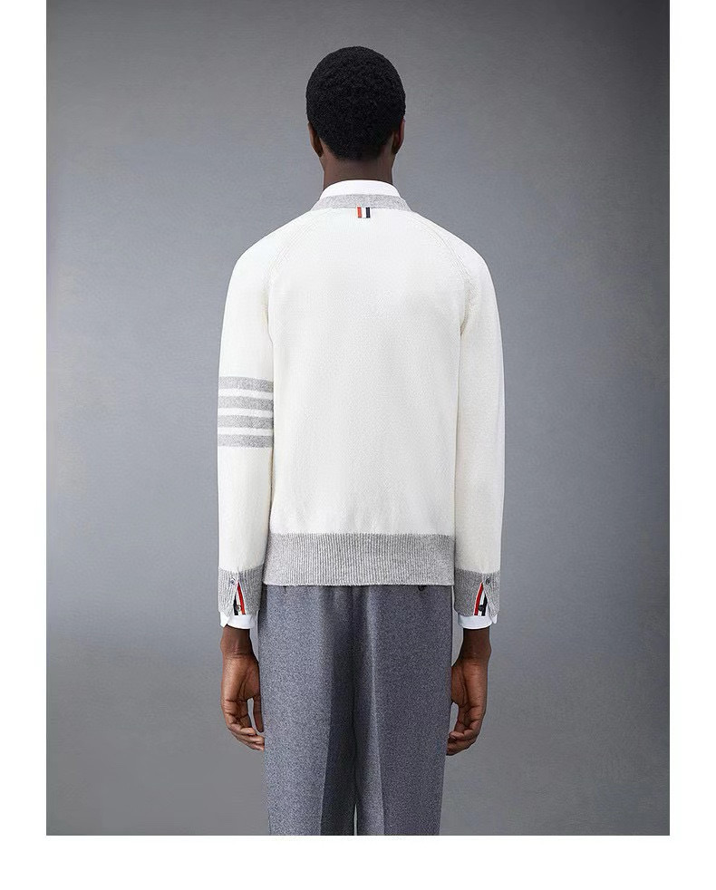 Thom Browne 톰브라운 컬러블록 울 가디건 3