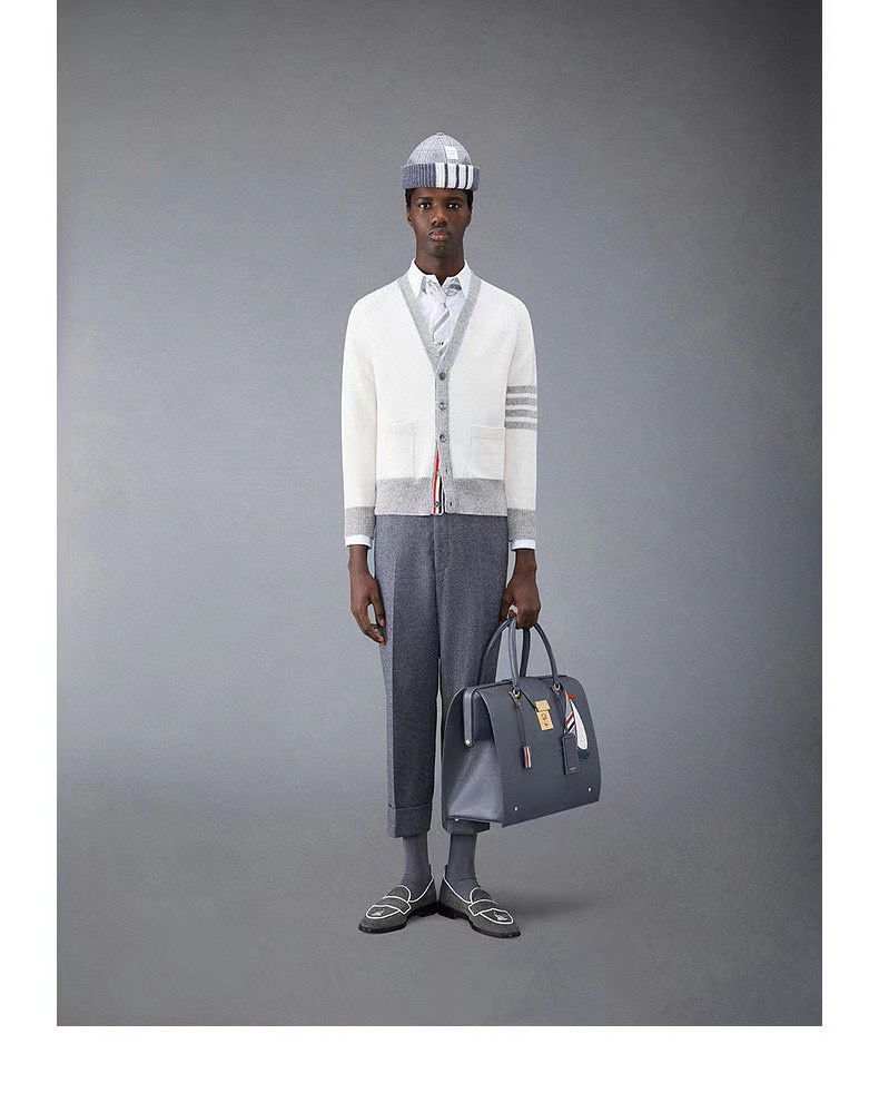 Thom Browne 톰브라운 컬러블록 울 가디건 4