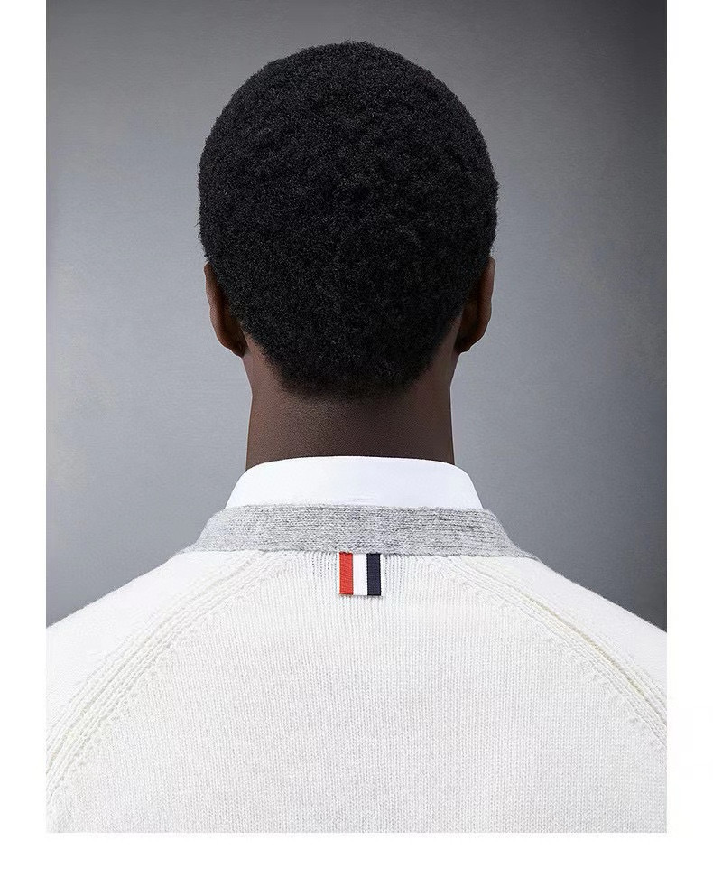 Thom Browne 톰브라운 컬러블록 울 가디건 5