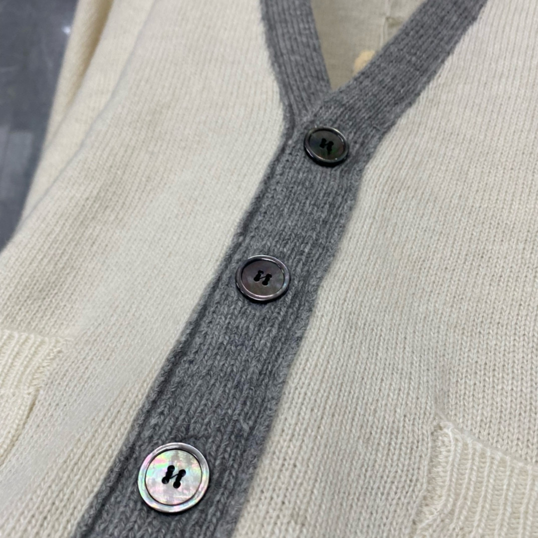 Thom Browne 톰브라운 컬러블록 울 가디건 14