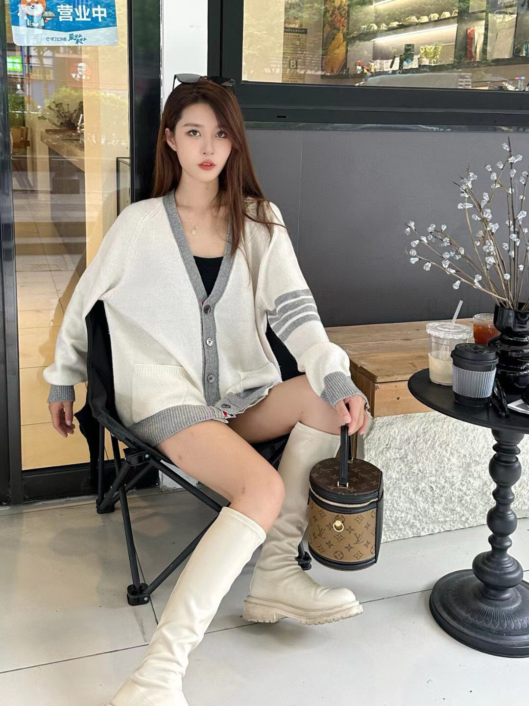 Thom Browne 톰브라운 컬러블록 울 가디건 18