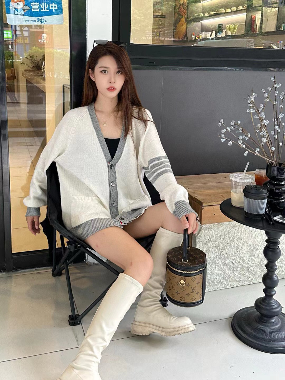 Thom Browne 톰브라운 컬러블록 울 가디건 19