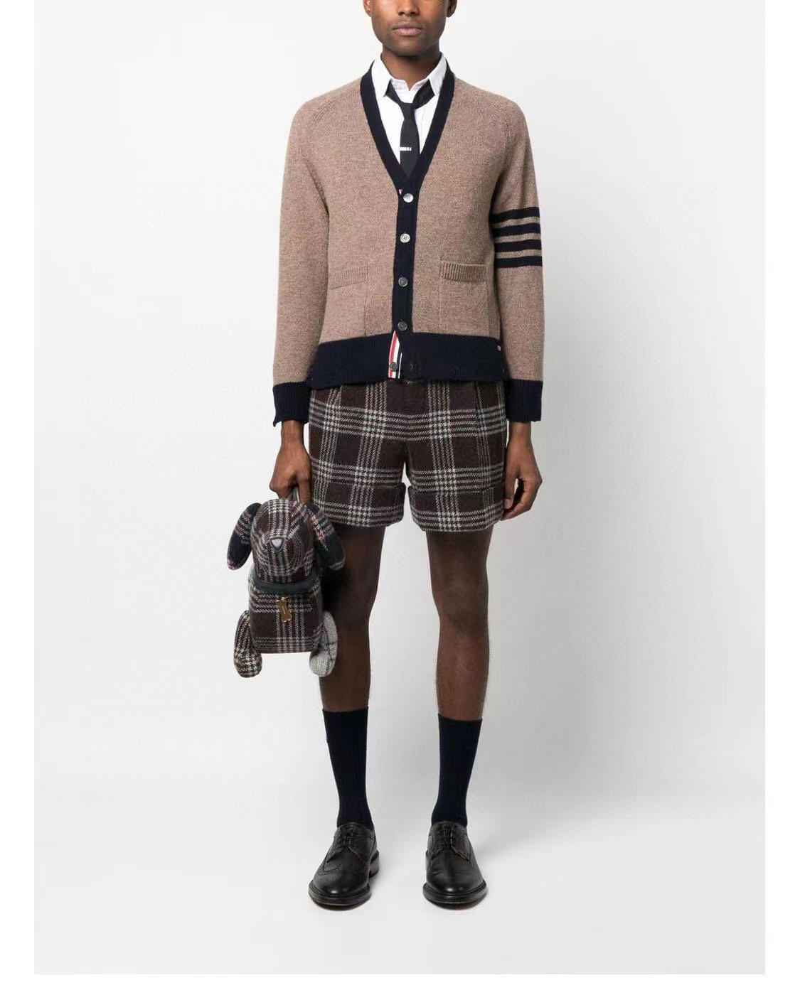 Thom Browne 톰브라운 컬러블록 울 가디건 1