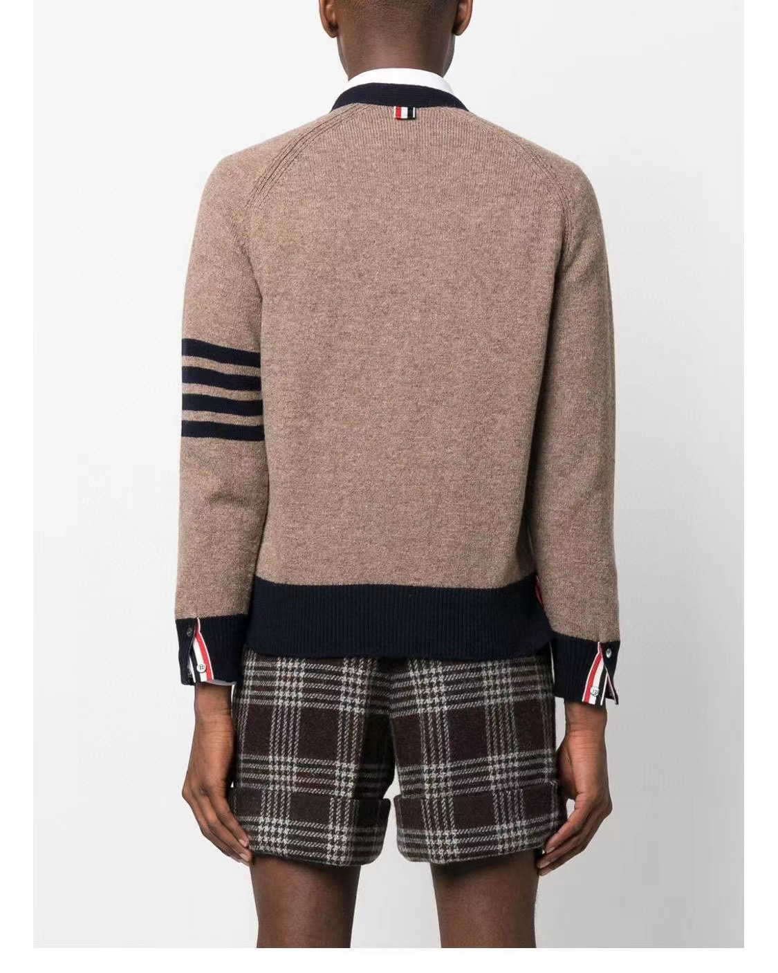 Thom Browne 톰브라운 컬러블록 울 가디건 3