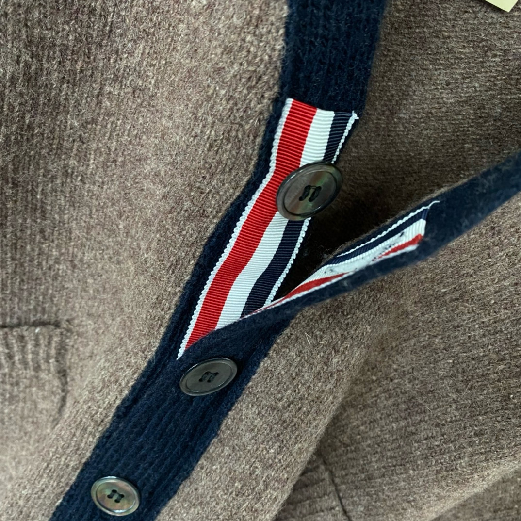 Thom Browne 톰브라운 컬러블록 울 가디건 10