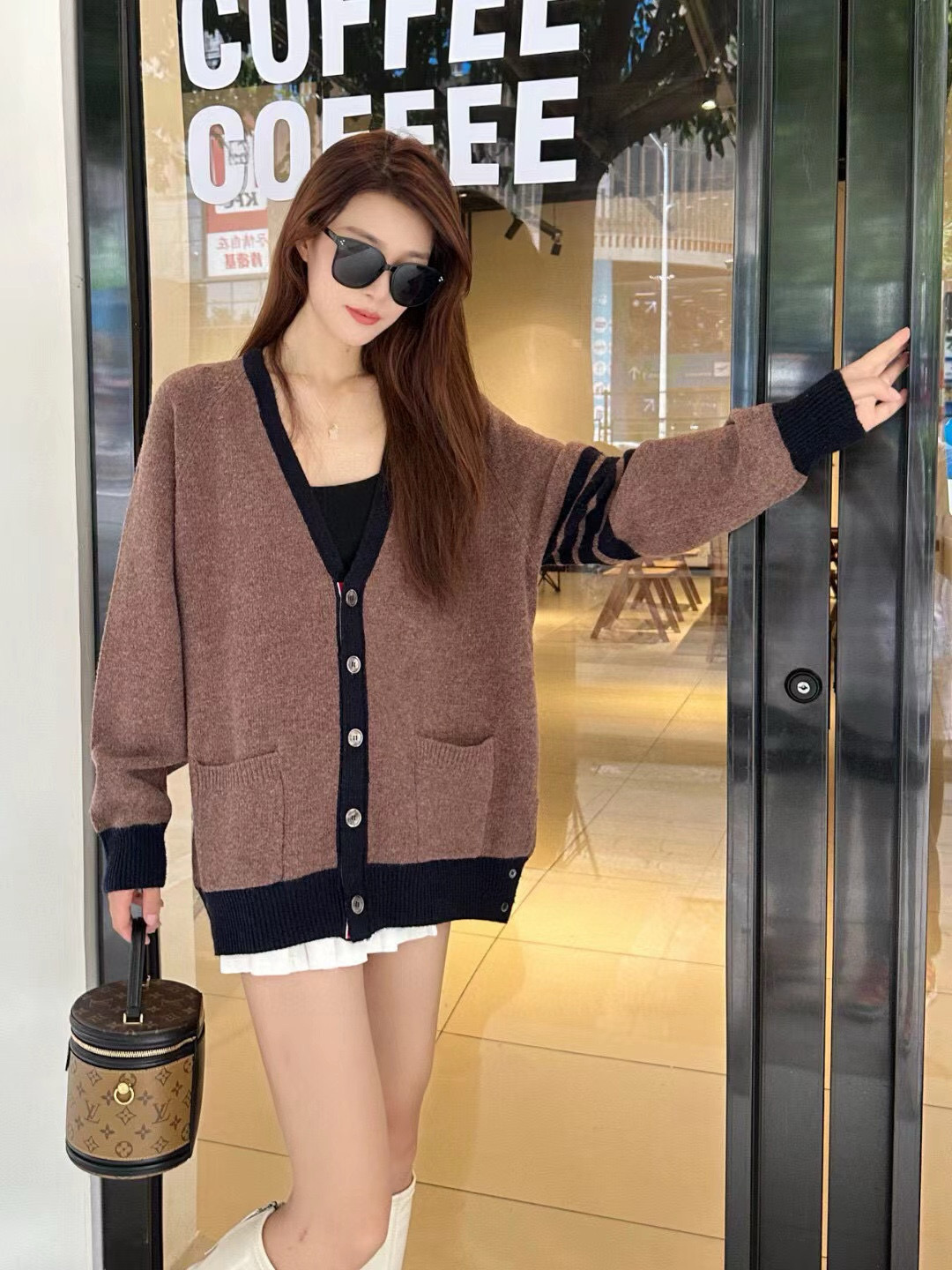 Thom Browne 톰브라운 컬러블록 울 가디건 13