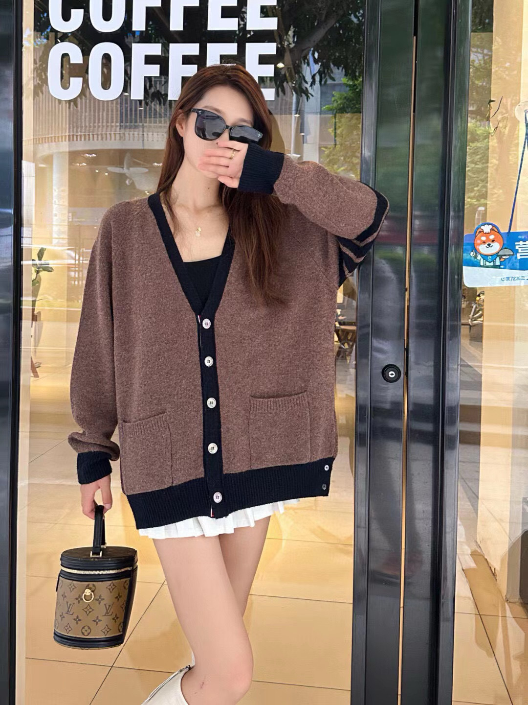 Thom Browne 톰브라운 컬러블록 울 가디건 14