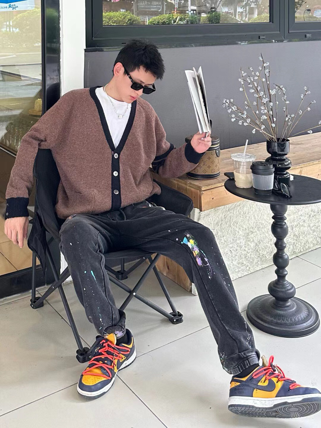 Thom Browne 톰브라운 컬러블록 울 가디건 15